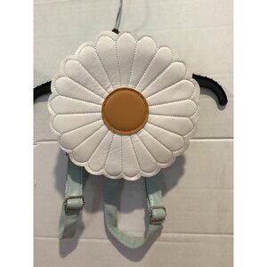 513-Girls Daisy Flower Shaped Backpack Purse New Without Tags